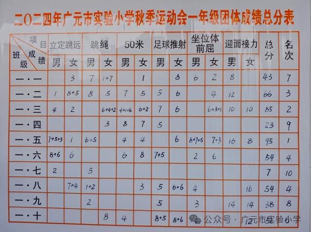 最新体育四项成绩表,案例实证分析_演讲版94.621