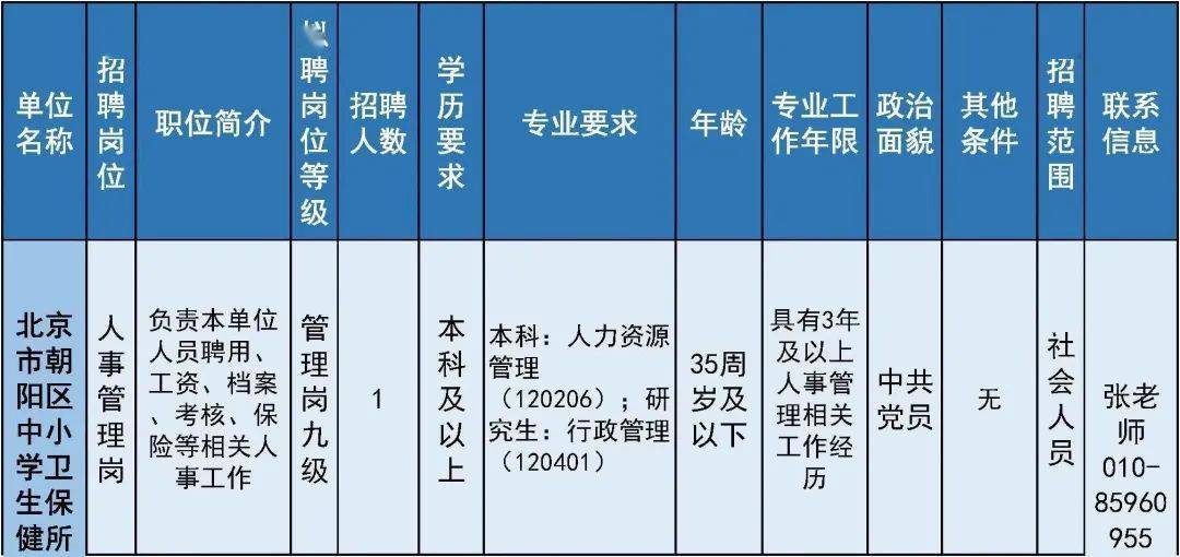 北京宿管老师最新招聘启事