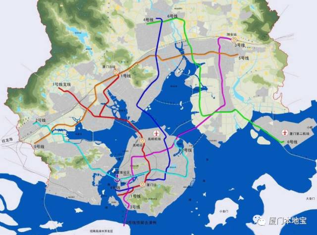 厦门地铁线路图最新概览