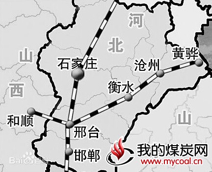 邢商永铁路最新规划图，未来交通动脉连接新篇章