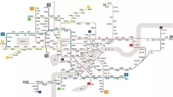 杭州地铁最新规划图概览及详解