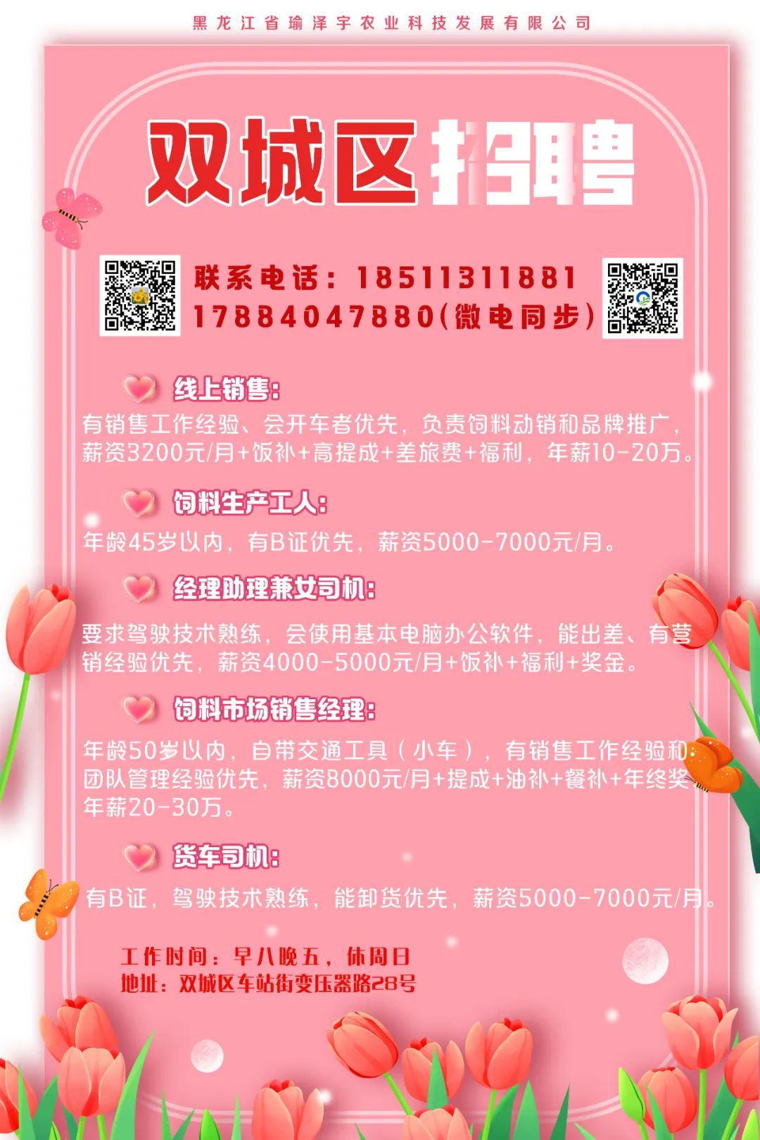 双城最新招聘信息汇总🌟